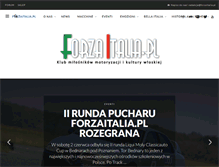 Tablet Screenshot of forzaitalia.pl